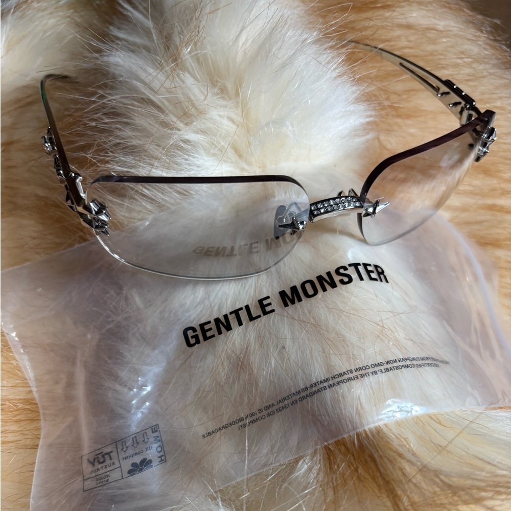 gentle monster jennie glitter 02 sunglasses - Picture 2 of 16